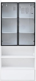 Vitrine alta, Branco | AOSOM Portugal