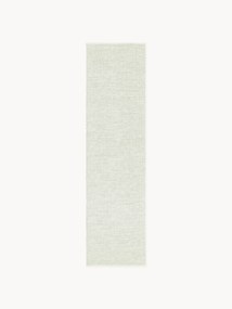 Passadeira artesanal para interior e exterior com padrão de losangos vintage Rika