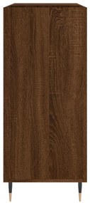 Armário p/ discos 84,5x38x89cm deriv. madeira carvalho castanho