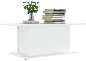 Mesa de centro 102x55,5x40 cm contraplacado branco