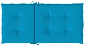 Almofadões lombares p/ cadeiras de jardim 6pcs oxford azul