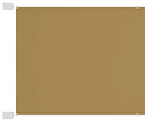 vidaXL Toldo vertical 250x420 cm tecido oxford bege