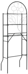 Toalheiro preto 60x33x174 cm