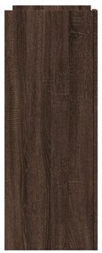 Mesa consola 100x35x90cm derivados de madeira carvalho castanho