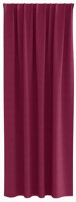 Cortinas 2 pcs Vinho Vermelho 260 x 140 cm Poliéster