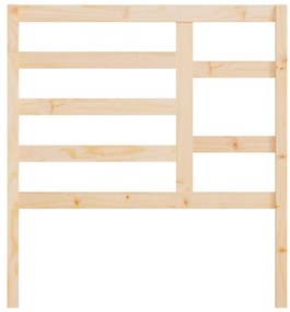 Cabeceira de cama 106x4x104 cm madeira de pinho maciça