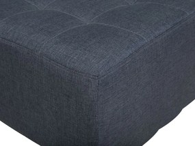 Sofá-cama XXL de 6 lugares com repousa-pés em tecido cinzento escuro ABERDEEN Beliani