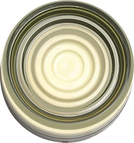 Candeeiro de Parede Design Preto com Vidro Verde Claro IP44 - Michele