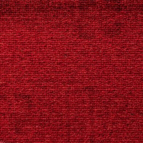 Tapetes de escada adesivos 15 pcs 65x21x4 cm vermelho