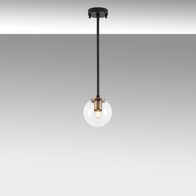 Candeeiro de Teto Akkas – Preto – 15 x 15 x 61 cm