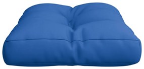 Almofadão para sofá de paletes 60x40x12 cm tecido azul real