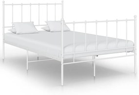 Estrutura de cama 120x200 cm metal branco
