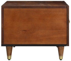 Mesa de Centro 80x50x40 cm Madeira Sólida de Manga