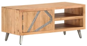 Mesa de centro 90x45x40 cm madeira de acácia maciça