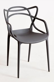 Pack 4 Cadeiras Korme - Cinza escuro