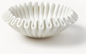 Taça decorativa artesanal em mármore Santorini, Ø 31 cm