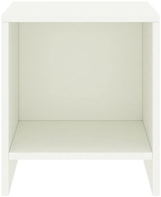 Mesas de cabeceira 2 pcs 35x30x40cm madeira pinho maciça branco