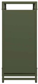 Suporte para lenha aço laminado a frio verde azeitona
