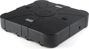 Base para guarda-sol de exterior com rodas 88 x 88 cm, de alta resistência, enchimento com água ou areia, portátil, para terraço, jardim ou piscina, P