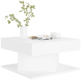 Mesa de centro 57x57x30 cm contraplacado branco