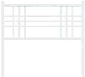 Cabeceira de cama 107 cm metal branco