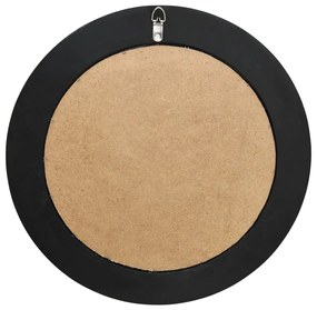 Espelho de parede estilo barroco 50 cm preto