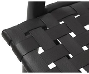 Tuinstoel Jysk 3795090 Rotim sintético Preto Alumínio