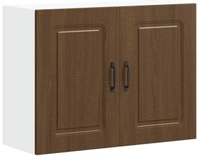 vidaXL Armário de parede de cozinha Kalmar madeira carvalho castanho