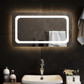 151783 vidaXL Espelho de casa de banho com luzes LED 70x40 cm