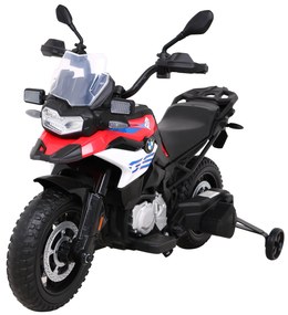 Mota elétrica para Crianças 12V BMW F850 GS Rodas Espuma EVA Vermelha