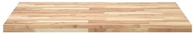 Tampo de mesa retangular 100x80x4 cm madeira de acácia maciça