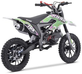 MINI MOTO PARA CRIANÇAS MiniCross Roan 709 gasolina 49cc 4.5CV 2024 VERDE