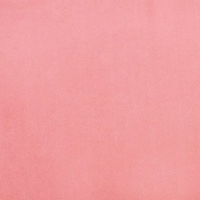 Sofá-cama de 2 lugares veludo rosa