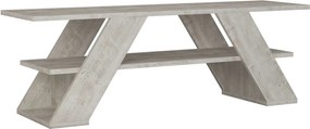Móvel de TV "Luna" – Branco Velho – 120 x 40 x 33,5 cm – Design Modern