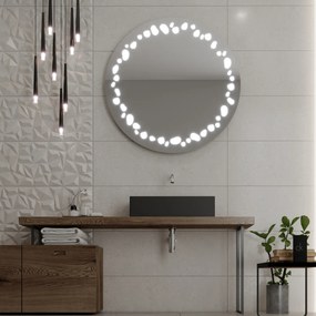 Espelho Redondo LED C7 premium 40x40