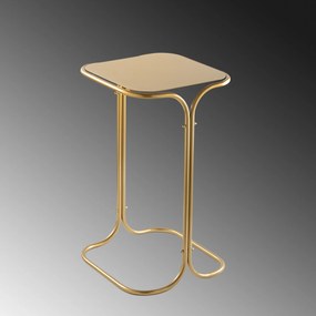 Mesa de Centro SHB-001-B – Dourado – 30x52x30 cm | Tribo Home