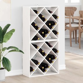 vidaXL Escorredor de Vinho 2 pcs Branco 62 x 25 x 62 cm