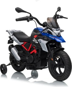 Mota eletrica para Crianças 2 a 5 anos 12V BMW G310GS Rodas EVA, Azul
