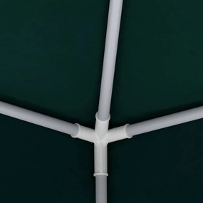 Tenda festas profissional c/ paredes laterais 4x4m 90g/m² verde