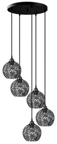 Chandelier Hay – Preto – 44 x 44 x 113 cm