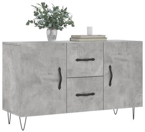 Aparador 100x36x60 cm derivados de madeira cinzento cimento