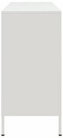 Aparador 100,5x39x79 cm aço branco