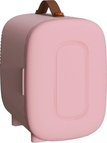 Frigorífico Pequeno de Cosméticos 4L 9V/240V para Arrefecer e Aquecer Mini Frigorífico para Beleza 20,3x26,3x28 cm Rosa