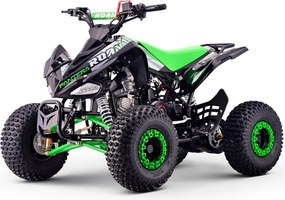 Mini moto 4 gasolina para crianças de 110cc Automática Roan Pantera R7 C/ Marcha atras e Limitador Verde