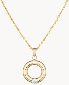 Colar banhado a ouro com pendente de ouro amarelo Cercle D'Or