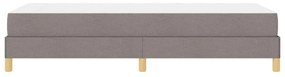 Cama Box Taupe, Marrom 90 x 190 cm