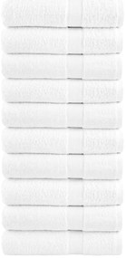 Toalhas de banho premium SOLUND 10pcs 70x140 cm 600 gsm branco