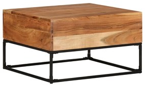 vidaXL Mesa de centro 68x68x41 cm madeira de acácia maciça