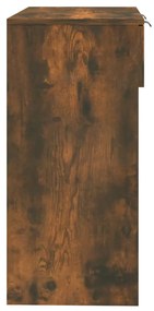 Mesa consola 90x36x75 cm derivados de madeira carvalho fumado