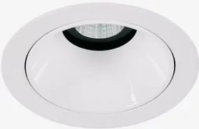 Downlight Led Embutido Com Moldura Redonda Ø7 Cm Para Exterior Em Alumínio Orelva Branco & Branco 3000k & 8 W & 23º - Sklum